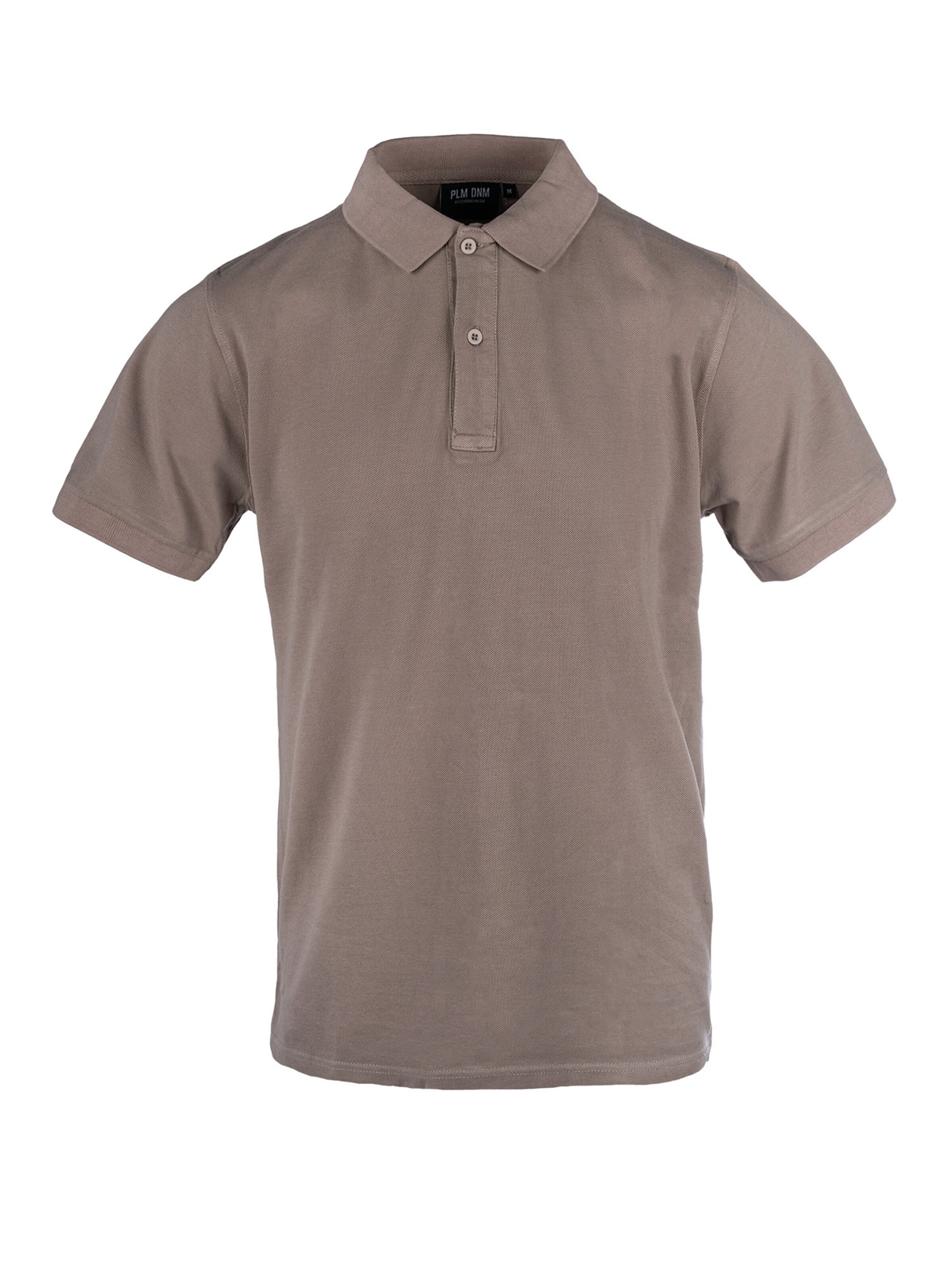poolman Shirt ' Polo Uni Garment Dye Classic Fit ' in Brown: front