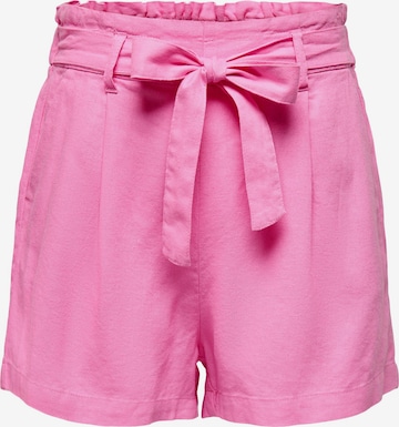 ONLY Regular Broek 'Caro' in Roze: voorkant