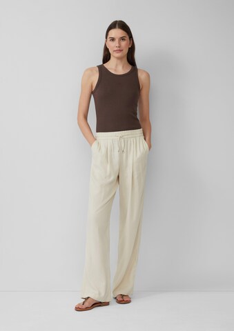 s.Oliver Wide leg Trousers in White