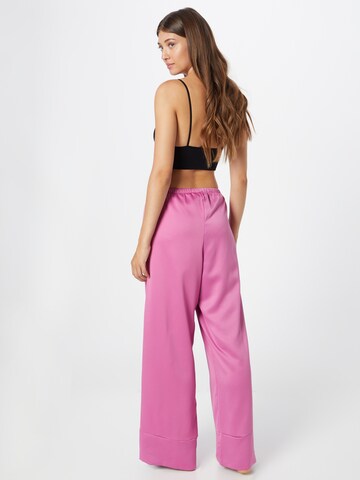 Hunkemöller Wide Leg Pyjamahose in Lila