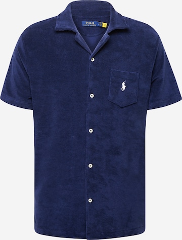 Chemise Polo Ralph Lauren en bleu : devant