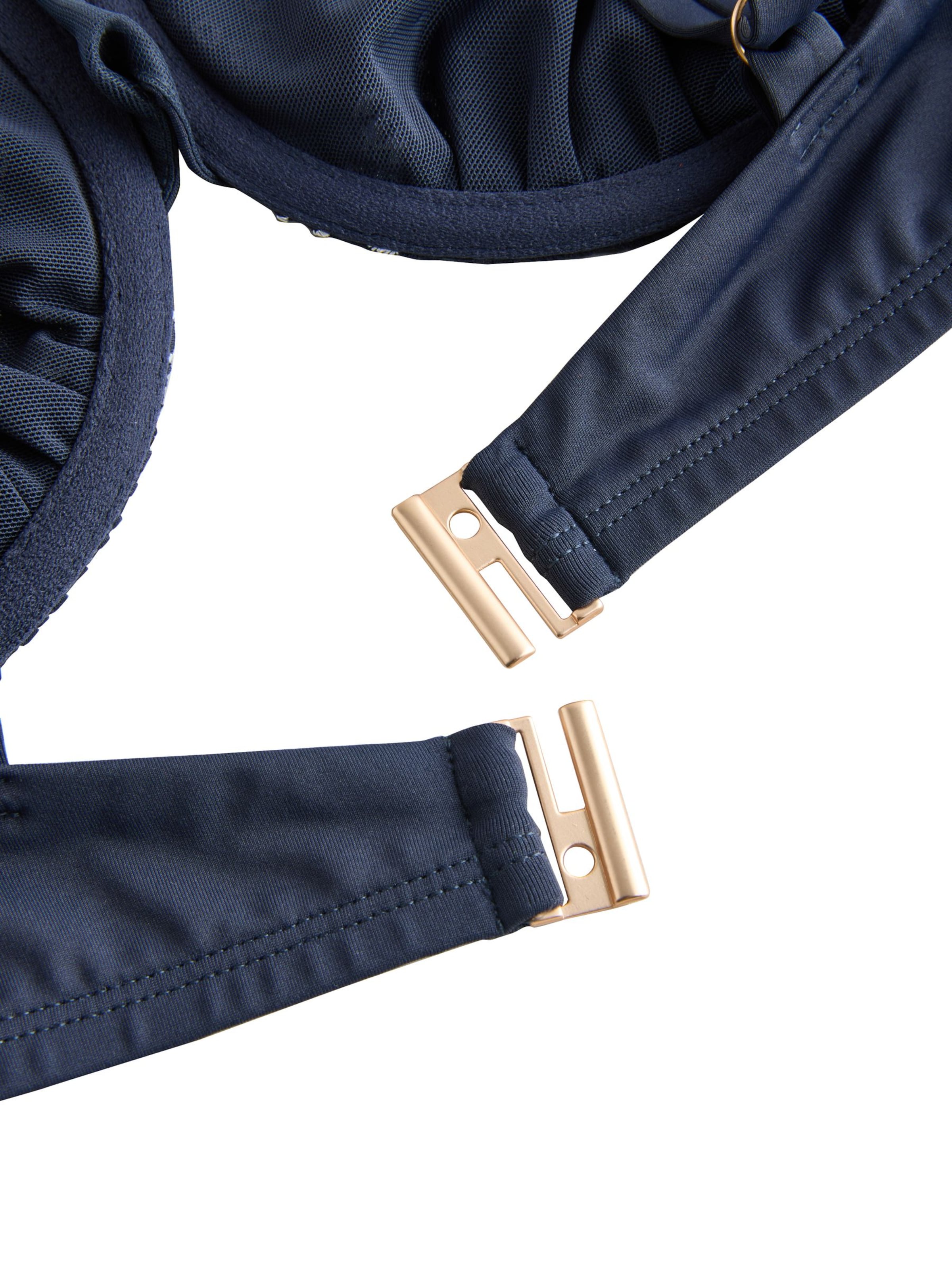 Next Klassisch Bikinitop in Blau