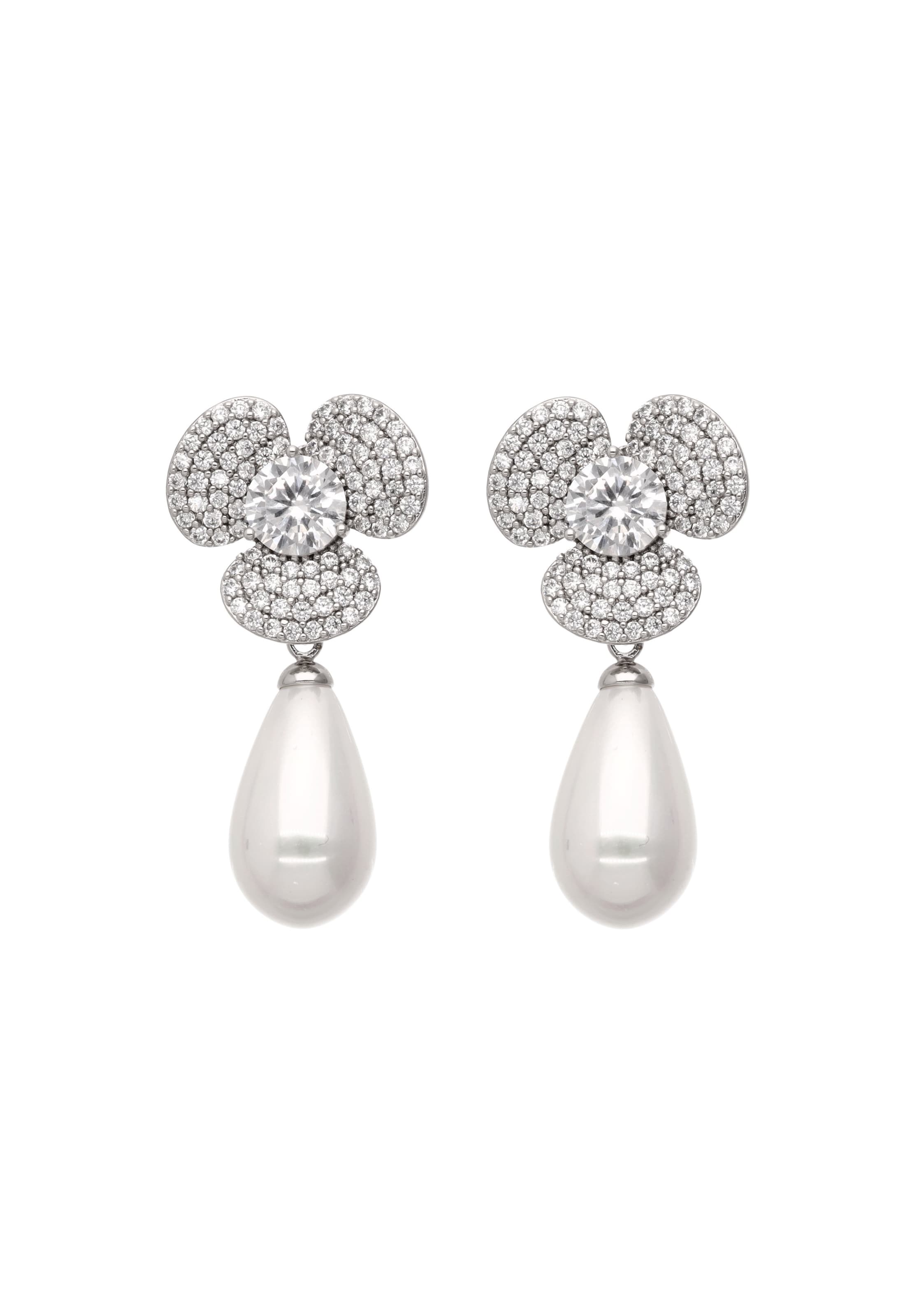 faina - Pendientes en plata: frente