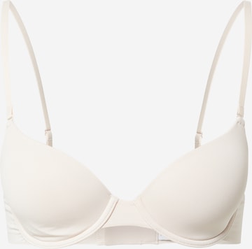 ETAM T-shirt Bra in Beige: front