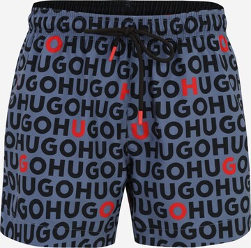 Pantaloncini da bagno 'TORTUGA' di HUGO in blu: frontale