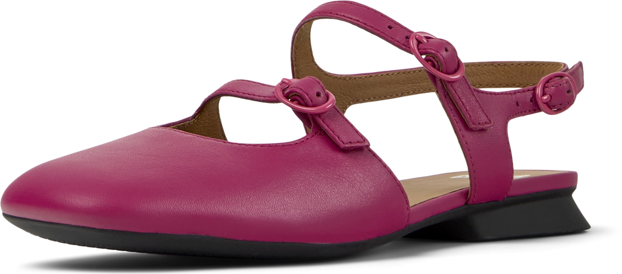 CAMPER - Sandalias con hebilla ' Casi Myra ' en rosa: frente