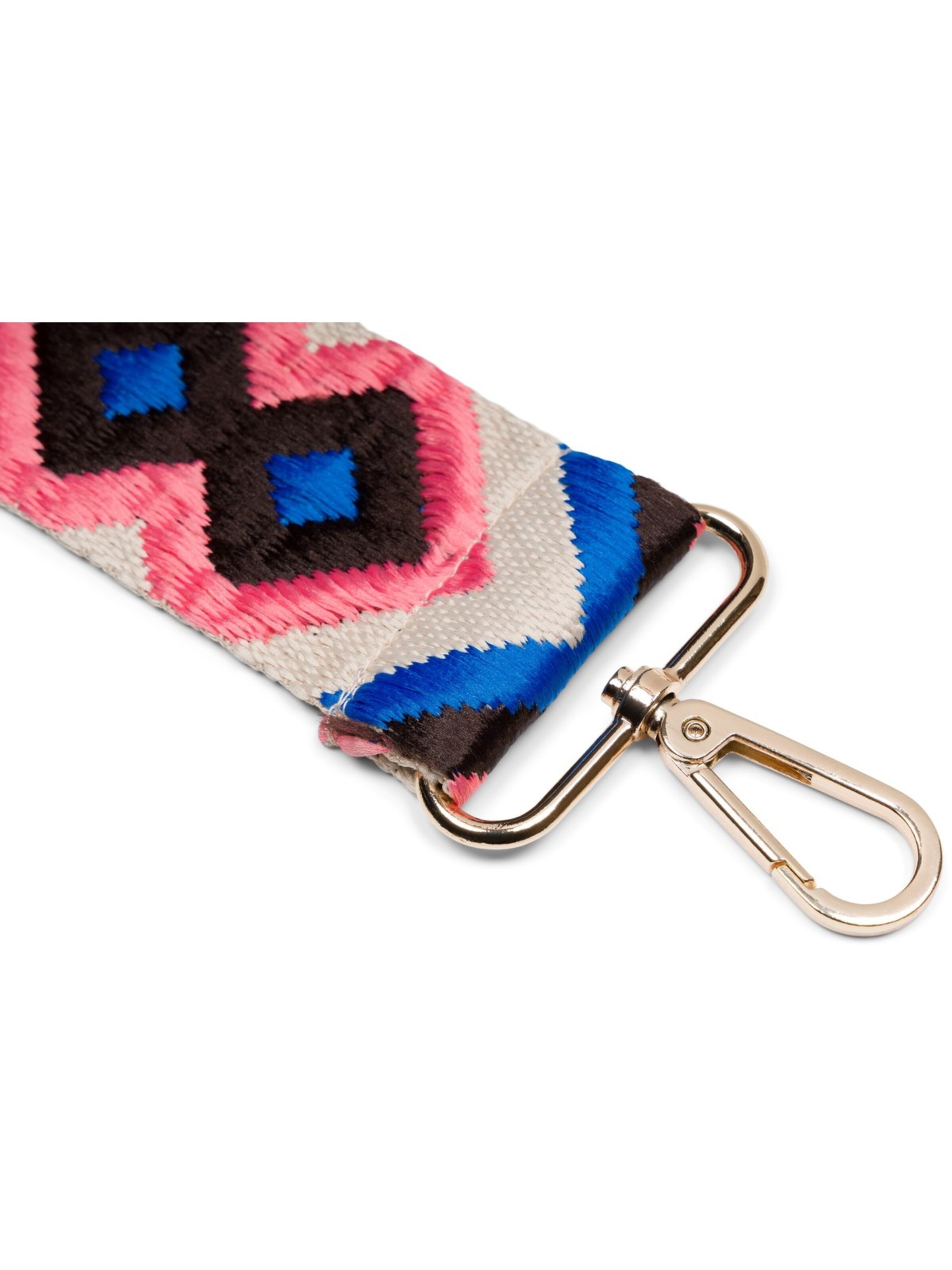 styleBREAKER Taschenzubehör 'Wechsel Taschengurt Ethno Muster bunt'‌‌‌ in Schwarz