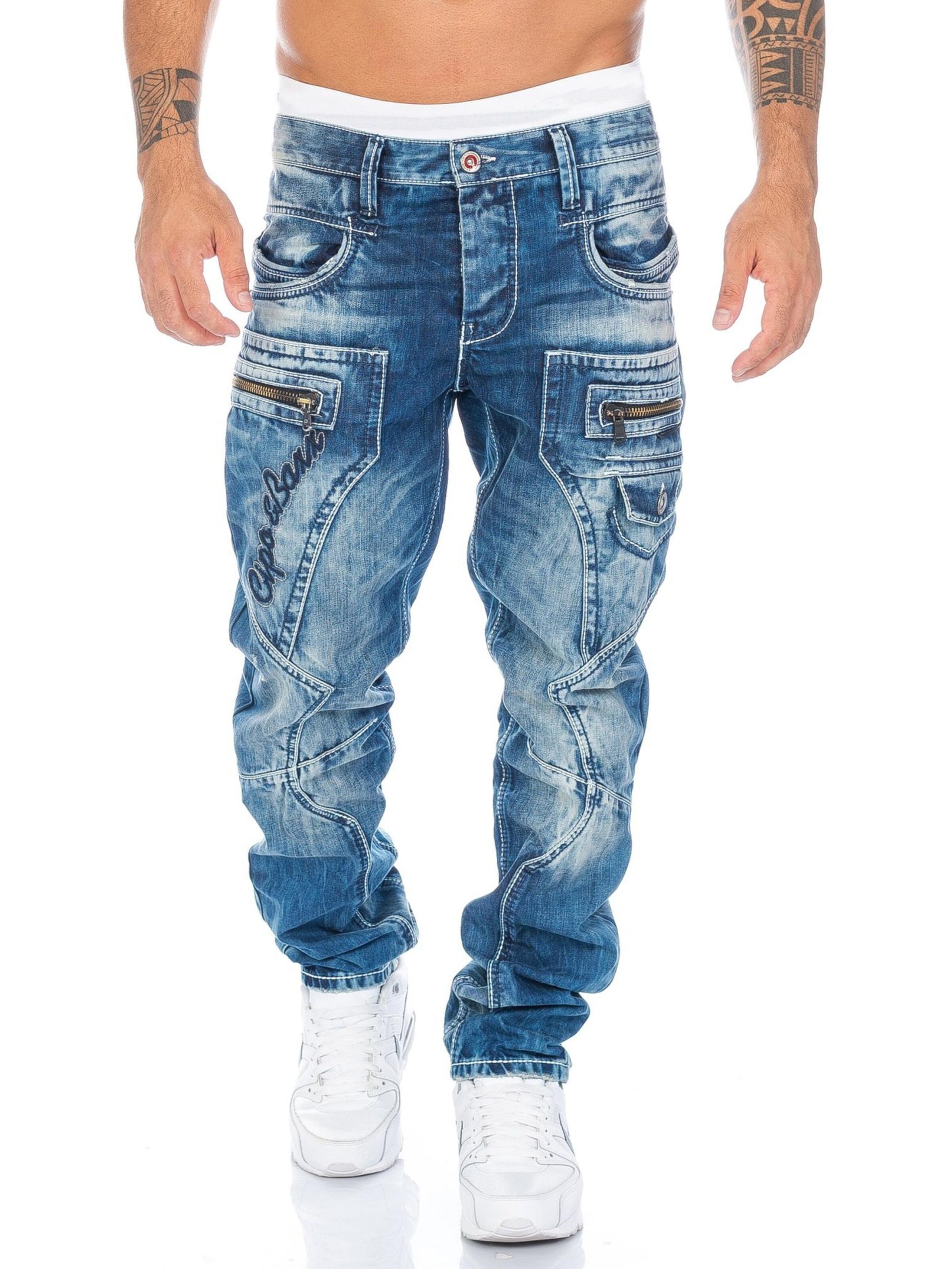CIPO & BAXX Regular Jeans 'BJ1178' in Blue: front