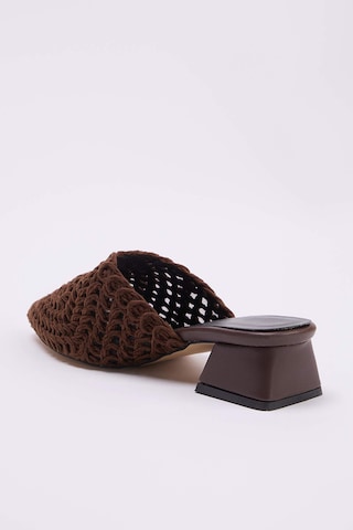 Mule Trendyol en marron