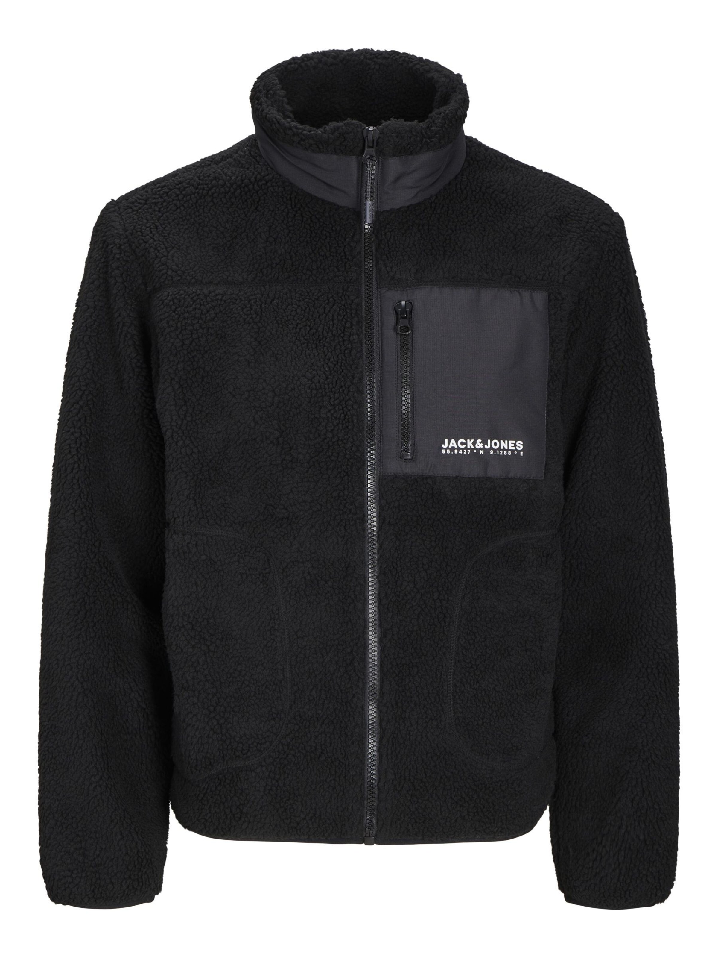 JACK & JONES Tussenjas in Zwart: voorkant