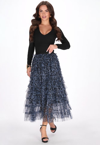 faina - Saia em azul