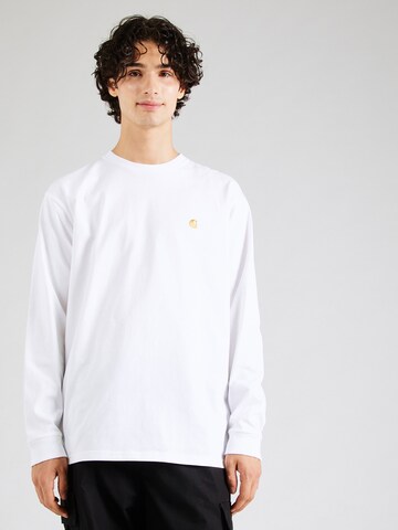 Carhartt WIP Shirt 'Chase' in Wit: voorkant