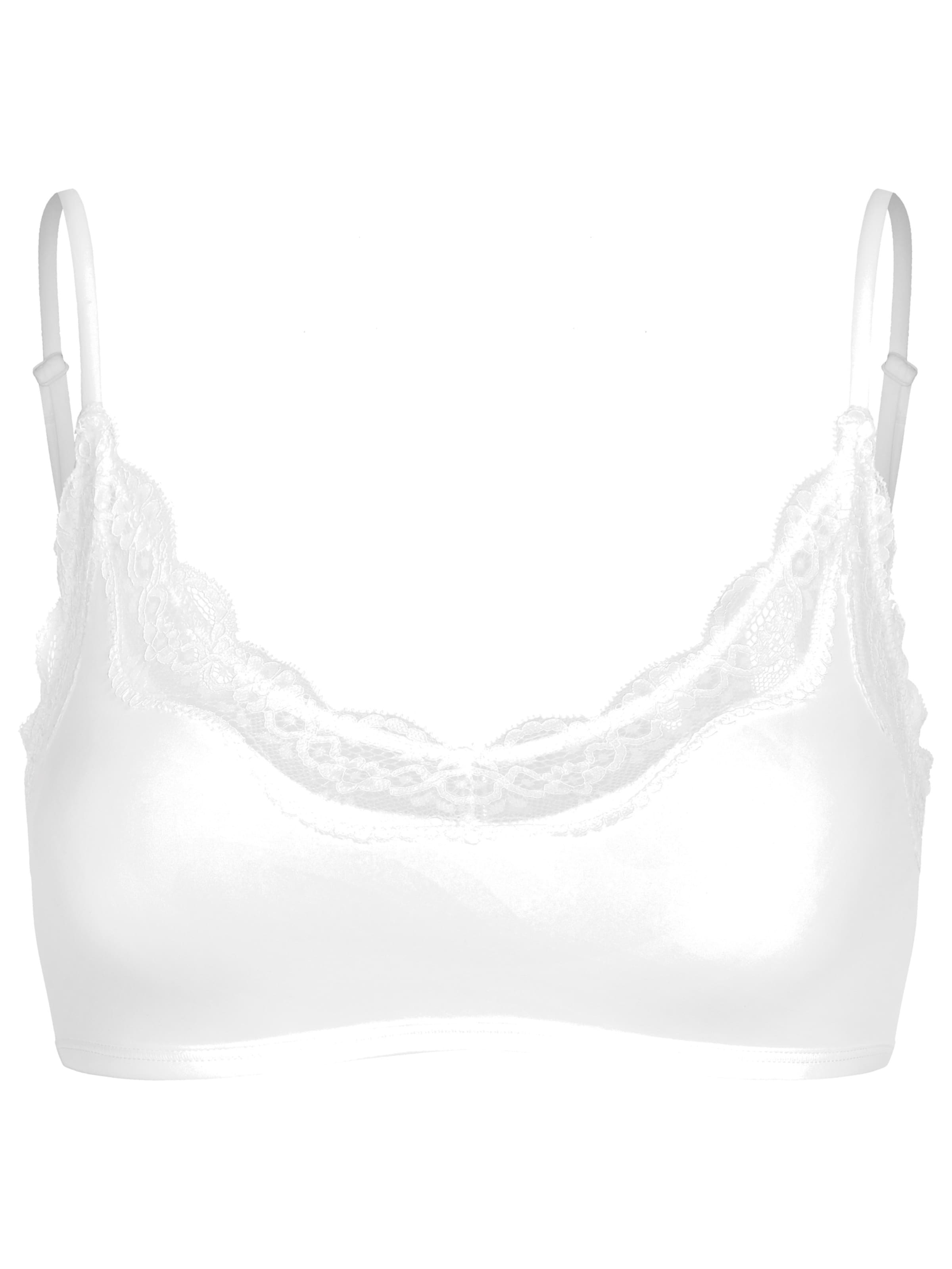 cfab (formerly creamy fabrics) BH 'Lace Bralette'‌‌‌‌‌‌‌‌‌‌ in Weiß: Vorderseite