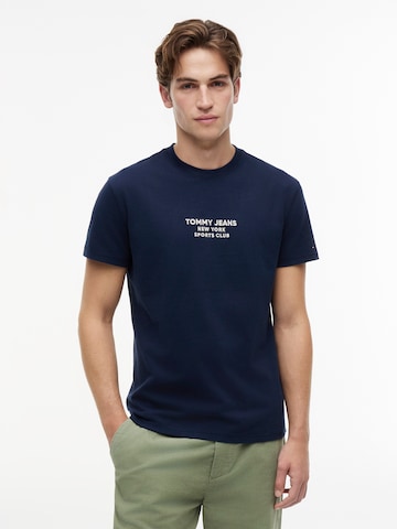 Tommy Jeans Bluser & t-shirts 'SPORTS CLUB' i blå