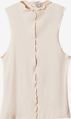 MANGO Top 'TRISHA' in Beige: predná strana