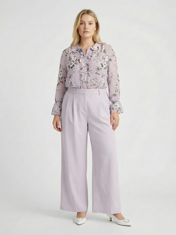 Chemisier 'Kate' GUIDO MARIA KRETSCHMER FOR BRIDGERTON en violet : devant