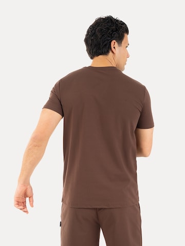 Smilodox Shirt 'Micah' in Brown