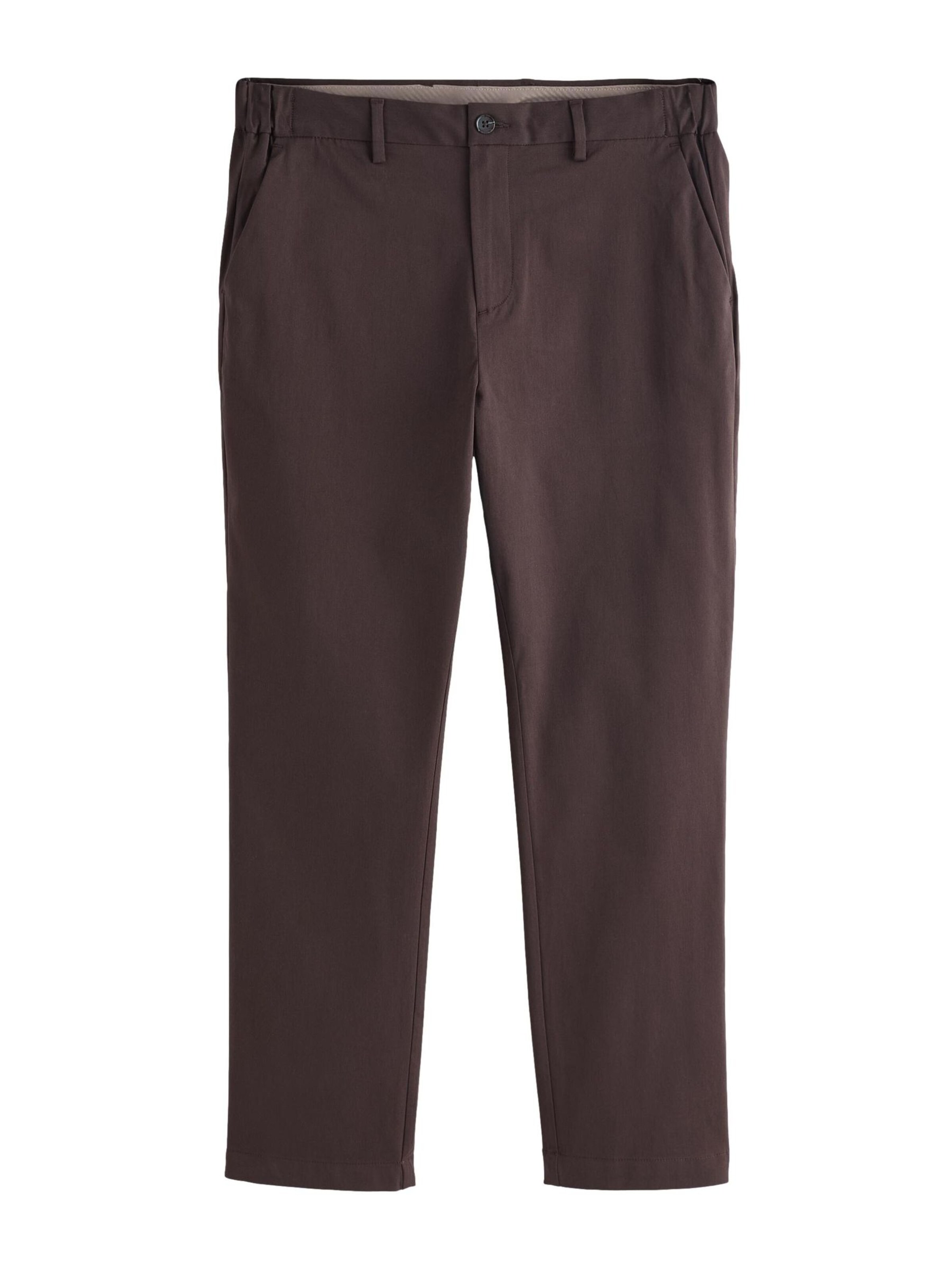 Next Брюки-чинос в Коричневый: спереди