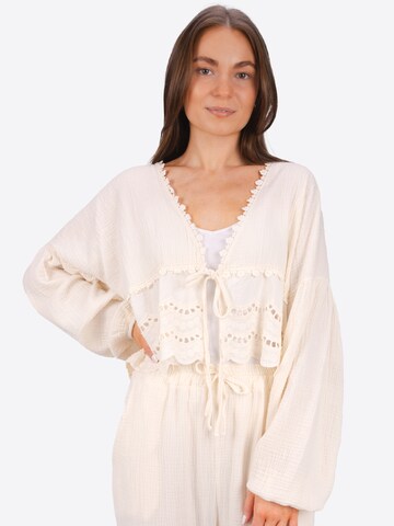 Seasons of April Blouse 'Laura' in Beige: voorkant