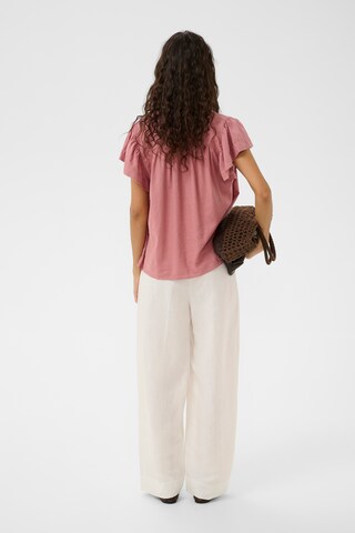 SOAKED IN LUXURY Blouse 'SLAria' in Roze