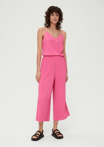 Loosefit Pantalon s.Oliver en rose