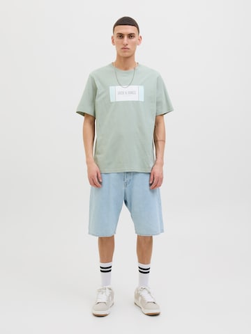 JACK & JONES Tričko 'JJHAYATO' - Zelená
