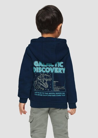 s.Oliver Sweatshirt in Blauw: voorkant