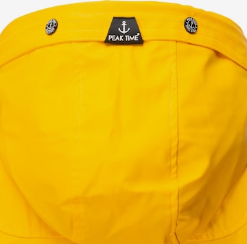 Cappotto funzionale di Peak Time in giallo