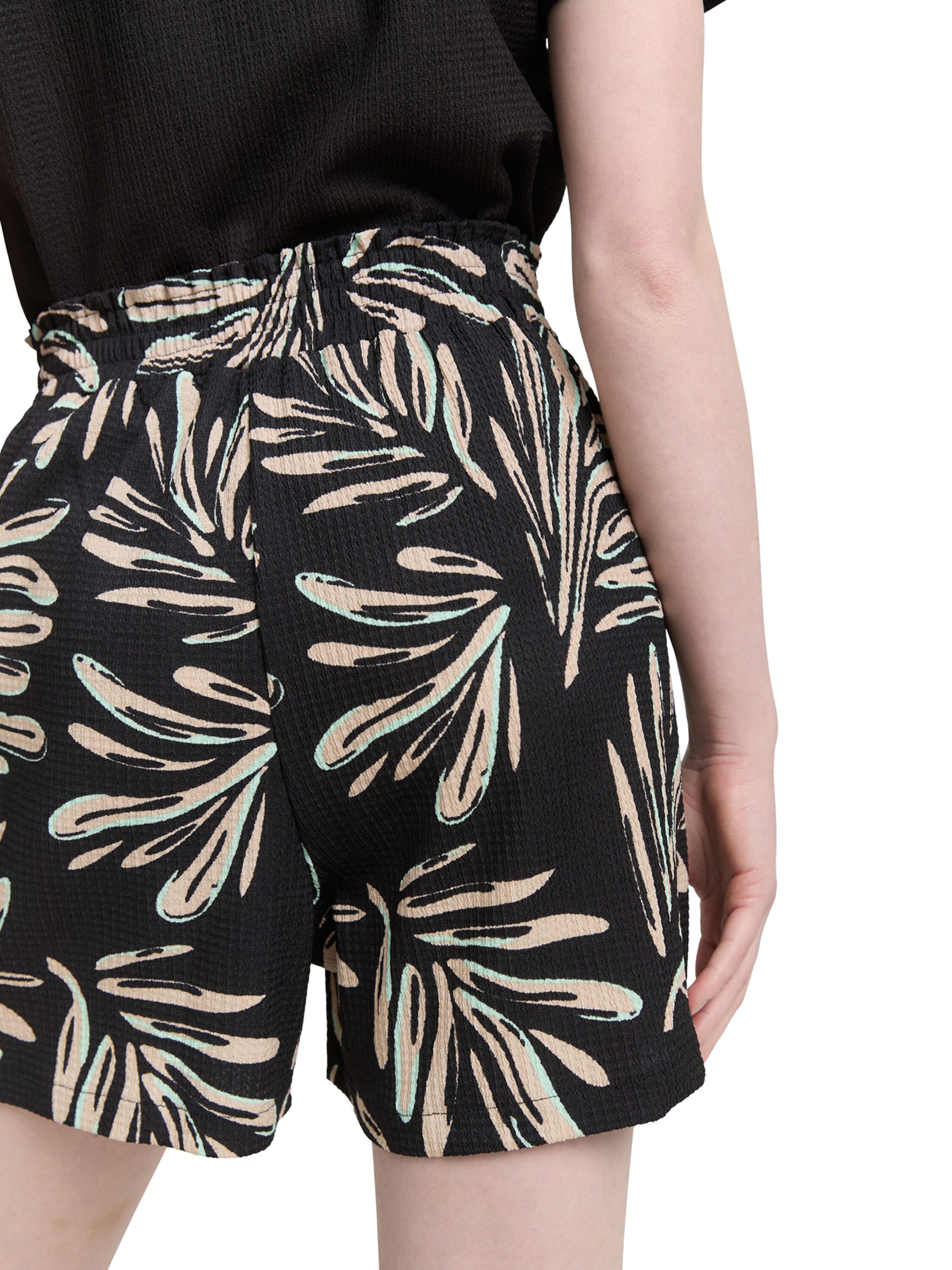 TOM TAILOR DENIM Avar lõige Püksid, värv must