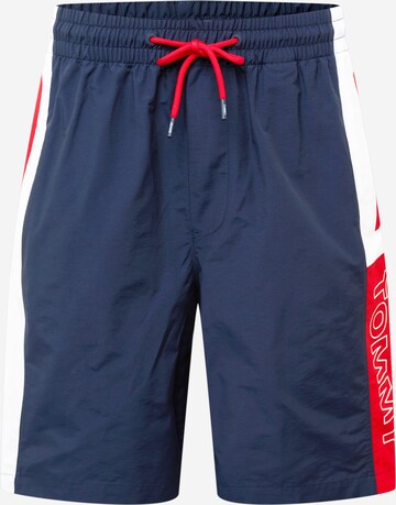 Tommy Jeans Loosefit Shorts in Blau: predná strana