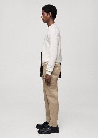 MANGO MAN Slimfit Hose 'Barna' in Beige
