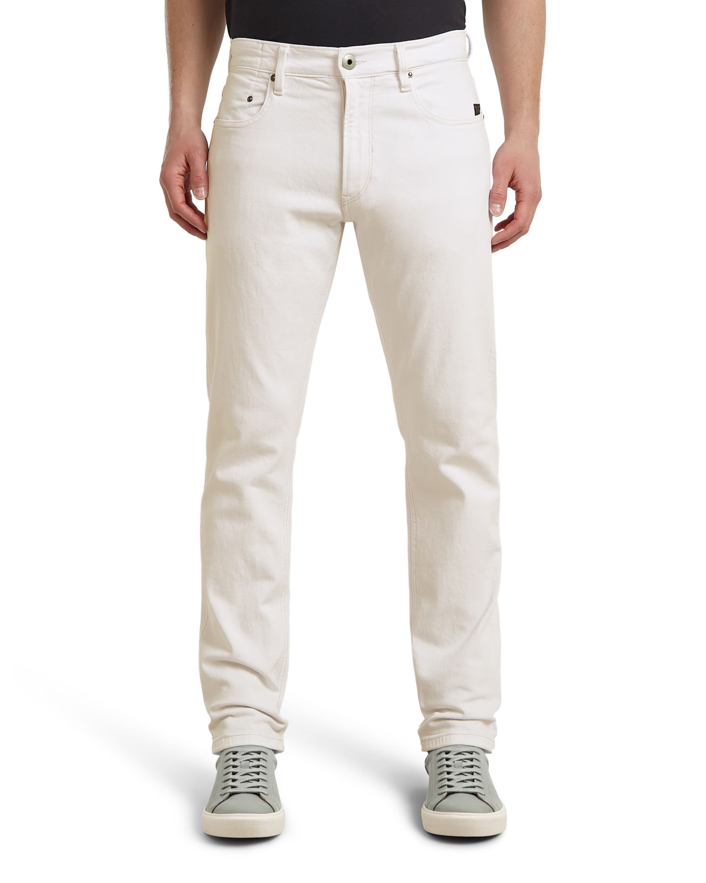 G-STAR Regular Jeans - 'Mosa Straight Jeans' in Weiß: Vorderseite
