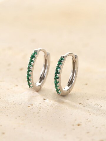 Parure de bijoux 'Emerald Glow' Hey Happiness en argent