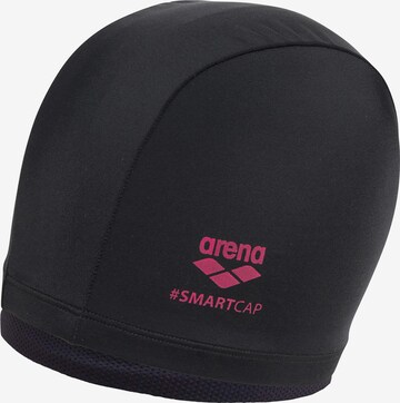 ARENA Swimming Cap 'Smartcap' in Black: front