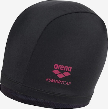 ARENA Swimming Cap 'Smartcap' in Black: front