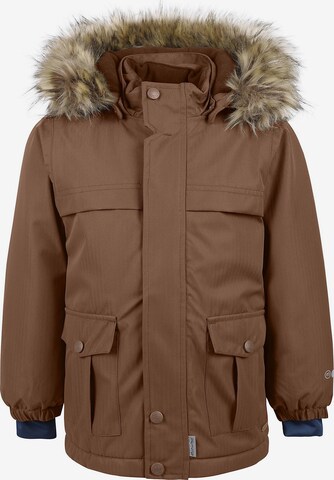MINYMO Performance Jacket in Brown: front