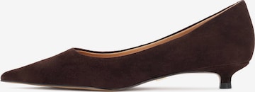 KazarCipele s potpeticom - smeđa boja: prednji dio