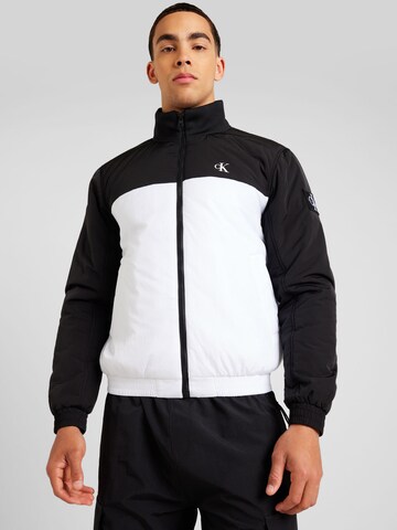 Calvin Klein Jeans Regular Between-season jacket in Black: front