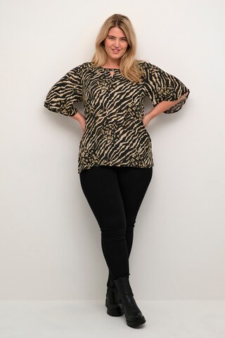 KAFFE CURVE Blouse 'Kerry' in Bruin