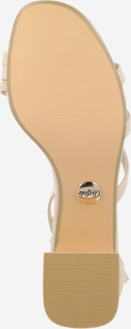 BUFFALO Sandały z rzemykami 'LILLY GRACE' w kolorze beżowy