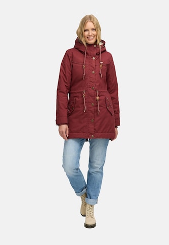 Ragwear Winterparka in Rot