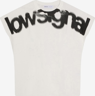 Bershka Shirt in White: front