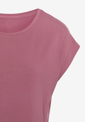 LASCANA Koszulka w kolorze fioletowy
