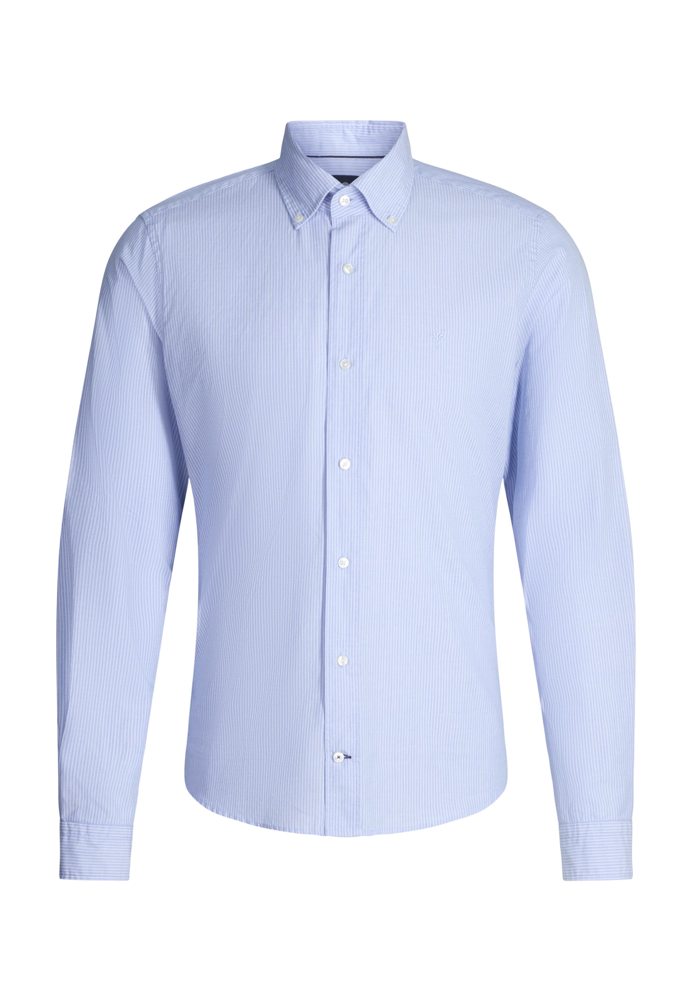 JOOP! Button Up Shirt 'Mike' in Light blue / White, Item view