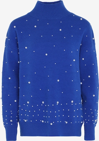 Pull-over faina en bleu : devant