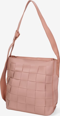 Borsa a spalla di David Jones in rosa: frontale