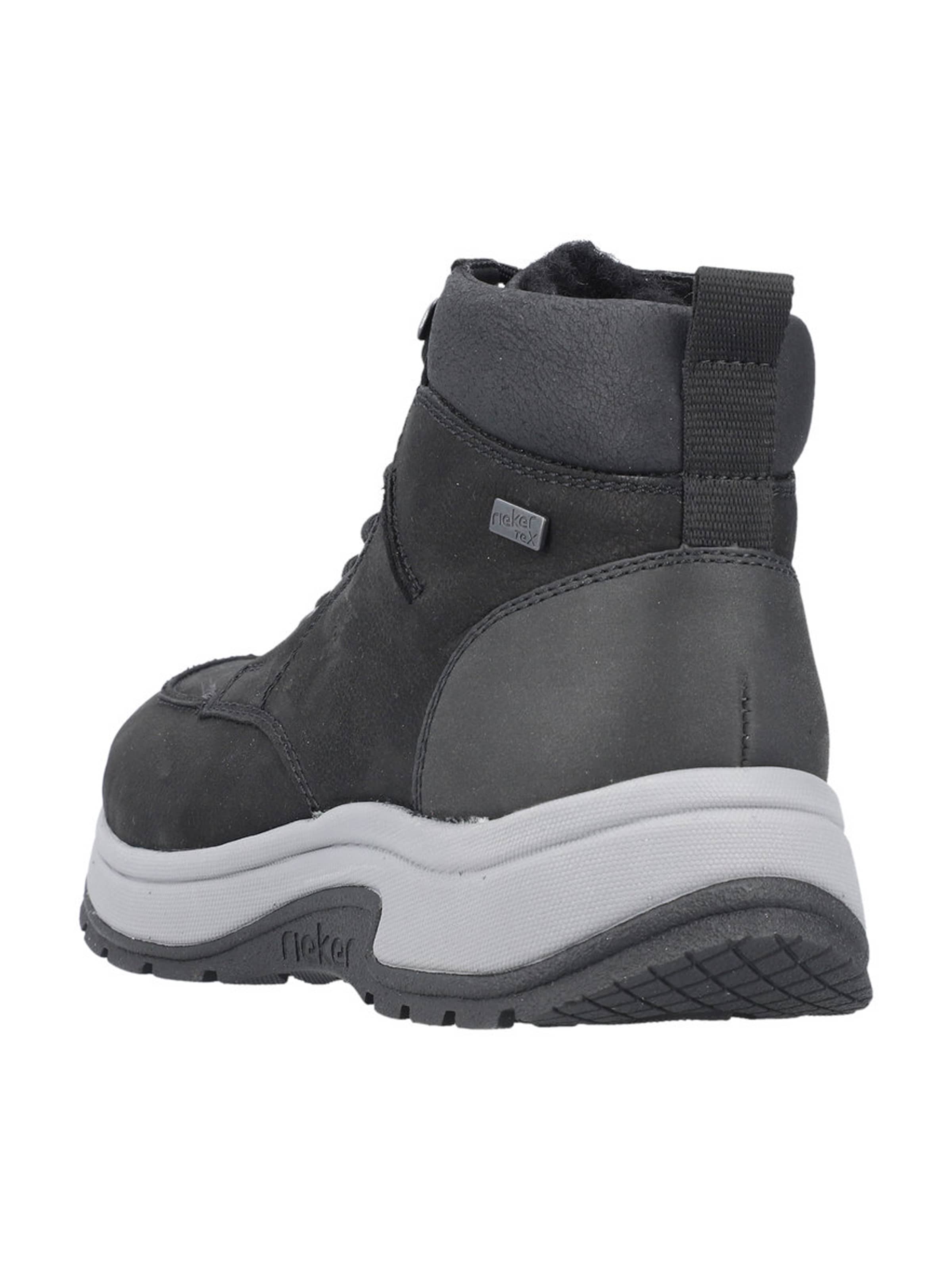 Bottines à lacets Rieker en noir