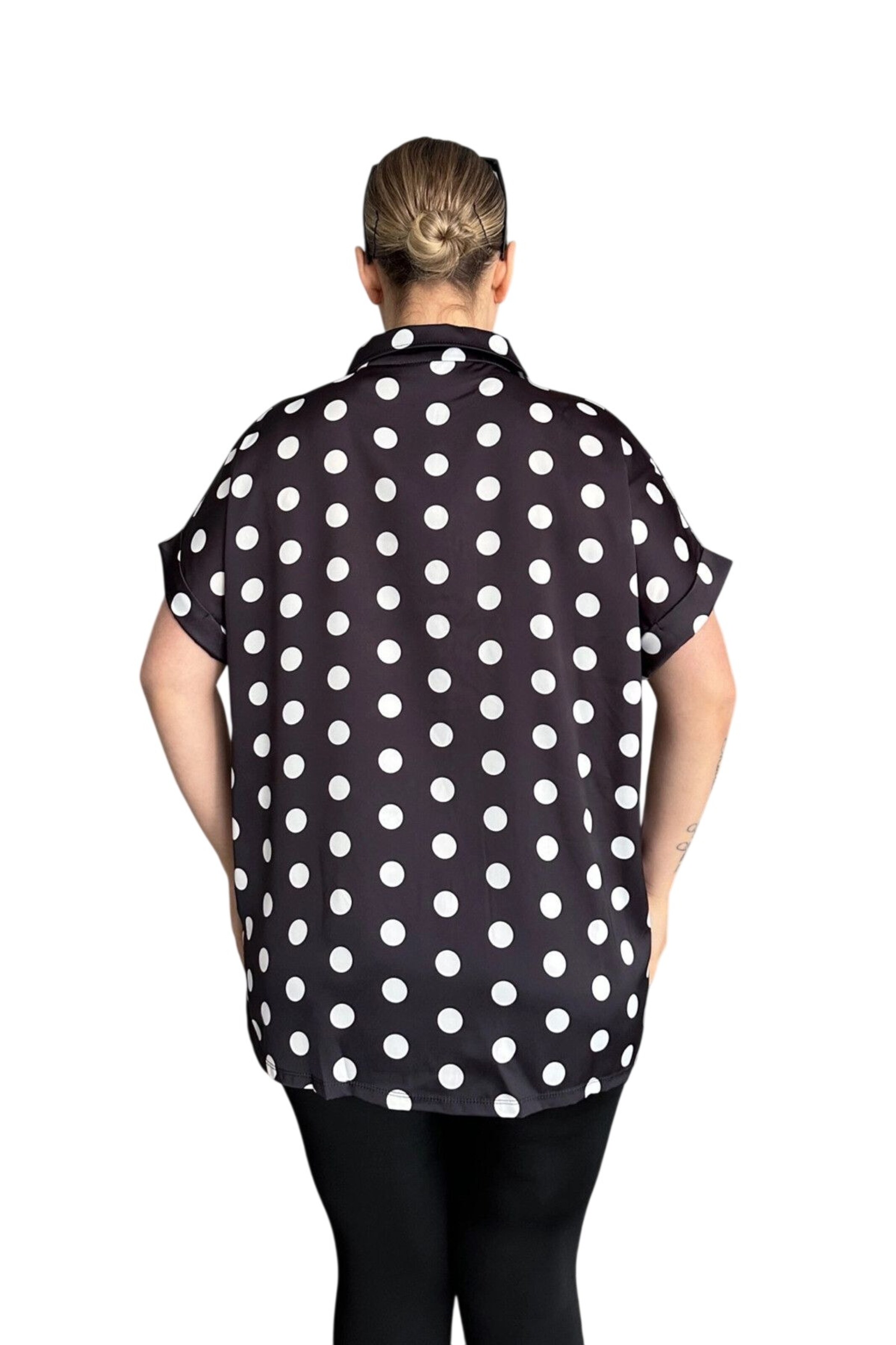 Stil Diva Blouse in Zwart