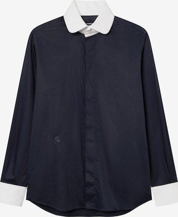 Karl Lagerfeld - Ajuste regular Camisa ' 605148 ' en azul: frente