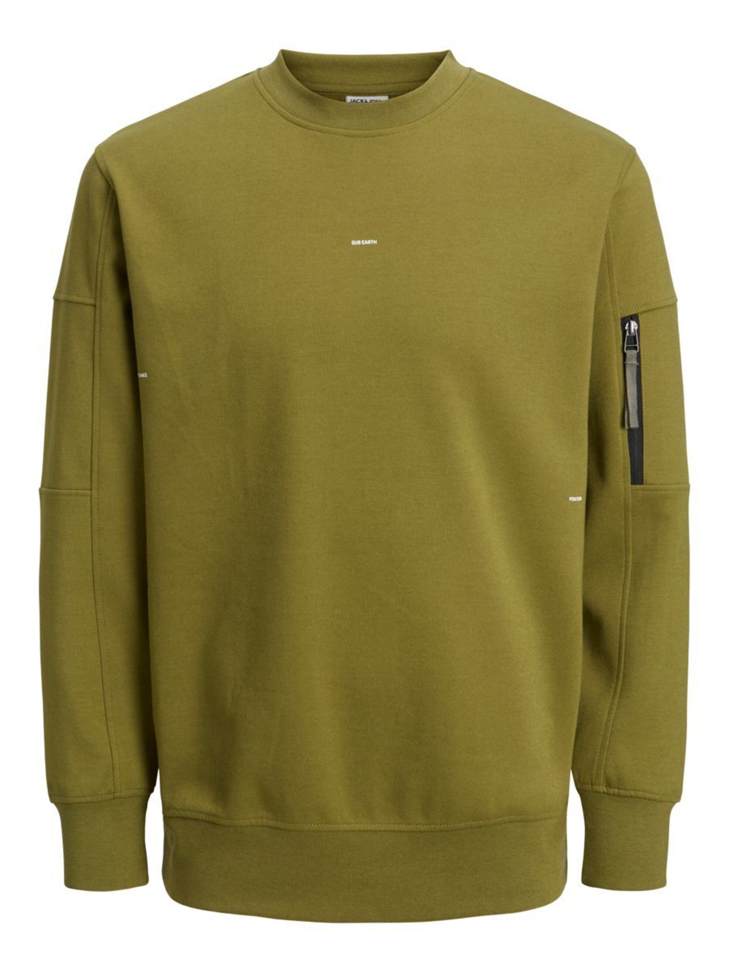 JACK & JONES Sweatshirt 'Shade' in Green: front